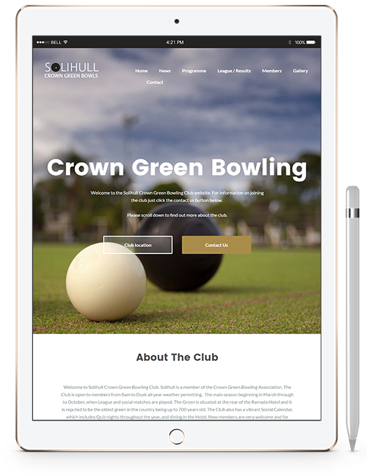 Solihull Bowls Website